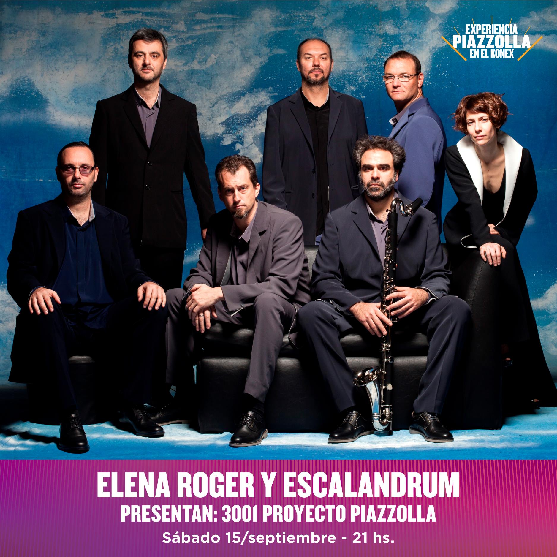 Elena Roger y Escalandrum presentan 3001 Proyecto Piazzolla